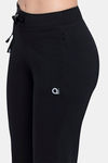 Amante Relaxed Track Pants - Black — thumbnail 4