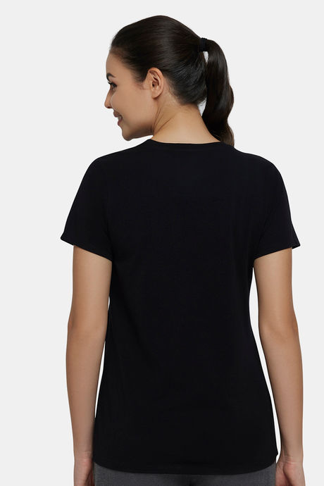 Amante Super Soft Relaxed Top - Black — image 2
