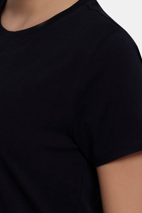 Amante Super Soft Relaxed Top - Black — image 4