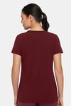 Amante Super Soft Relaxed Top - Pomegranate — thumbnail 2