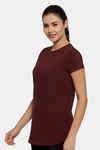 Amante Relaxed Top - Pomegranate Marl — thumbnail 3