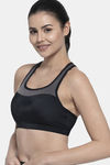 Amante High Impact Padded Moisture Wicking Sports Bra - Black — thumbnail 2