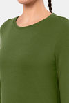 Amante Cotton Relaxed Top - Cypress — thumbnail 4