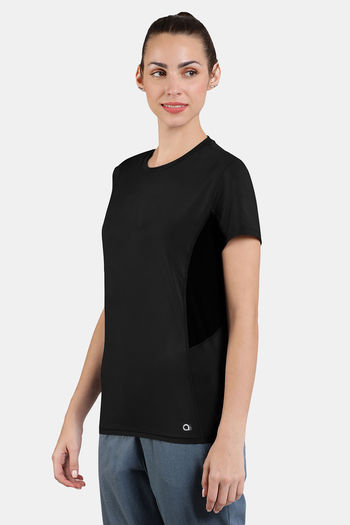 Amante Quick Dry Relaxed Top - Black — image 2