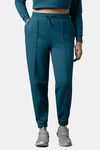 Amante Mid Rise Cotton Joggers - Corsair — thumbnail 1