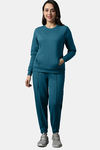 Amante Mid Rise Cotton Joggers - Corsair — thumbnail 5