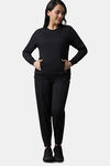 Amante Cotton Sweatshirt - Black — thumbnail 6