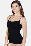 Amante Modal Camisole (Pack of 2) - Black White — thumbnail 2
