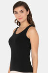 Amante Cotton Vest - Black — thumbnail 2