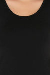 Amante Cotton Vest - Black — thumbnail 4