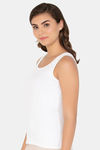 Amante Cotton Vest - White — thumbnail 2