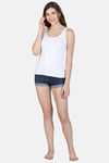Amante Modal Vest - White — thumbnail 4