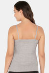 Amante Cotton Camisole - L GREY MELANGE — thumbnail 3