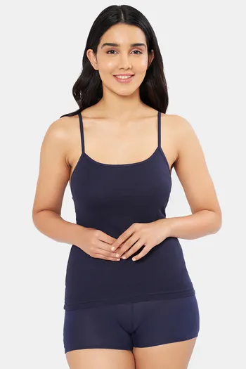 Buy Bwitch Seamless Camisole With In-Built Panty - Black at Rs.360