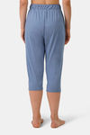 Amante Knit Cotton Blend Capri - Tempest — thumbnail 3