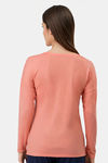 Amante Knit Cotton Blend Top - Canyon Clay — thumbnail 2