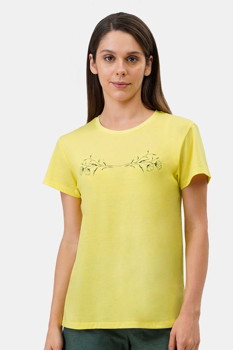 Amante Knit Cotton Blend Top - Limelight — image 5