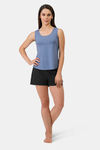 Amante Knit Cotton Blend Top - Tempest — thumbnail 5