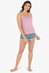 Amante Cotton Camisole - Antique Rose — thumbnail 4
