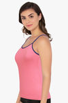 Amante Cotton Camisole - Bright Coral — thumbnail 2