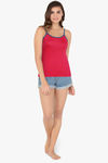 Amante Cotton Camisole - Haute Red — thumbnail 4