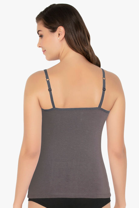 Amante Cotton Camisole - Steel Grey — image 3