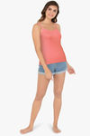 Amante Cotton Camisole - Sunkist Coral — thumbnail 4