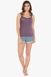 Amante Cotton Camisole - Vintage Violet — thumbnail 4