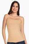 Amante Cotton Elastane Camisole - Hazelnut — thumbnail 1