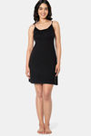 Amante Rayon Elastane Chemise - Black — thumbnail 1