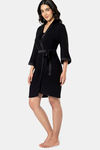 Amante Rayon Elastane Robes - Black — thumbnail 2