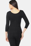 Amante Viscose Top - Black — thumbnail 3