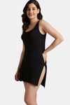 Amante Cotton Elastane Camisole - Black — thumbnail 2