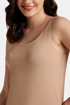 Amante Cotton Elastane Camisole - Hazelnut — thumbnail 4