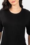 Amante Unwind Crop Top - Black — thumbnail 4