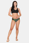 Amante Polyamide Elastane Bikini Bottom - Mosaic Print — thumbnail 4