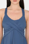 Amante Nylon Elastane Slip-On Swimdress - Globe — thumbnail 5