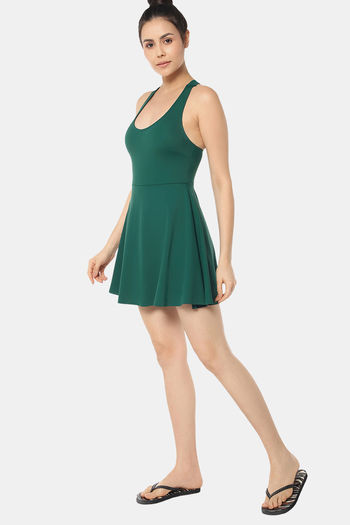 Amante Nylon Elastane Swimdress With Inbuilt Shorts - Mangrove — image 2