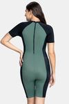 Amante Bodysuit With Removable Pads - Olive Nero — thumbnail 3