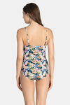 Amante Nylon Slip-On Swimsuit - Tropical Print — thumbnail 3