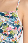 Amante Nylon Slip-On Swimsuit - Tropical Print — thumbnail 4