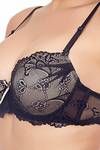 Zivame Lace Embrace Convertible Straps Extreme Push Up Bra-Skin — thumbnail 2