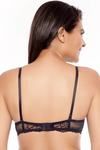 Zivame Lace Embrace Convertible Straps Extreme Push Up Bra-Skin — thumbnail 3