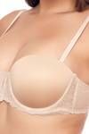 Zivame Very Vital Underwired Gentle Push Up Strapless Bra-Skin — thumbnail 2