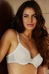 Zivame Pack of 2 Padded Plunge T-shirt Bra- Coral n White — thumbnail 3