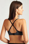 Zivame Laser Wings Smooth Lace Gentle Lift Pushup Bra- Dark Grey — thumbnail 2