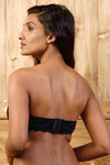 Zivame Hint of Lace Gentle Lift Balconette Bra- Black — thumbnail 3