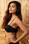 Zivame Hint of Lace Gentle Lift Balconette Bra- Black — thumbnail 6