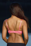 Zivame Padded Wired Low Coverage T-Shirt Bra - Coral Pink — thumbnail 2