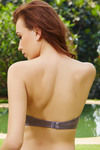 Zivame Wear Me Everyday Gentle Push-up Smooth Strapless Bra- Grey — thumbnail 2